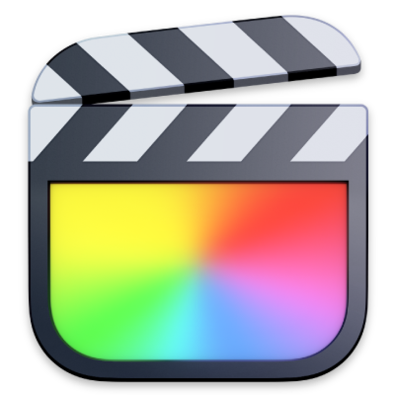 Final Cut Pro logo - professional video editing software for automatic beat sync